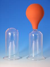 Massageschröpfglas mit Ball 3cm