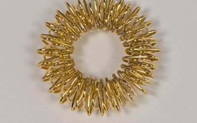 Chinesischer Massagering -gold-
