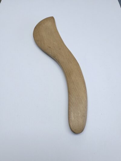 Gua Sha Schaber Holz -S-Form-