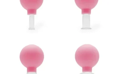 Face Cups mit Ball (4-teiliges Set) (rosa)