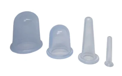 4-teiliges Schröpf-Set (Farbe: Wohltuendes Leinen weiß)