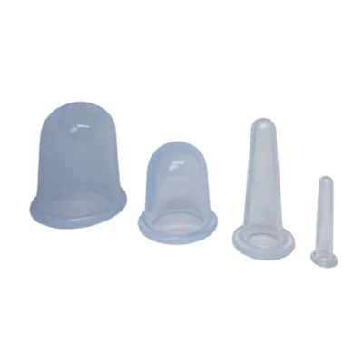 4-teiliges Schröpf-Set (Farbe: Wohltuendes Leinen weiß)
